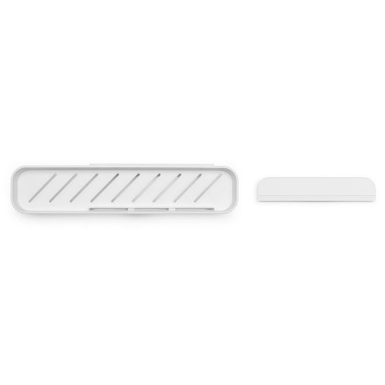 Снимка на Рафт за душ с приставка за почистване Brabantia MindSet Mineral Fresh White