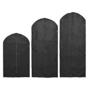 Снимка на Комплект калъфи за дрехи Brabantia, размер M/L/XL, 60x100/135/150cm, Black 3 броя