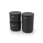 Снимка на Комплект за съхранение на принадлежности Brabantia ReNew Dark Grey 3 части