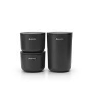 Снимка на Комплект за съхранение на принадлежности Brabantia ReNew Dark Grey 3 части