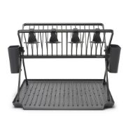 Снимка на Сушилник за съдове сгъваем Brabantia SinkSide Dark Grey