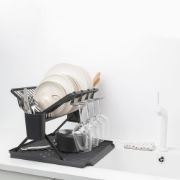 Снимка на Сушилник за съдове сгъваем Brabantia SinkSide Dark Grey