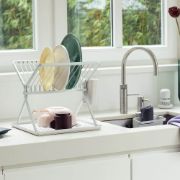 Снимка на Сушилник компактен и сгъваем Brabantia SinkSide Light Grey