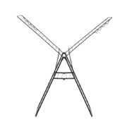 Снимка на Сушилник за дрехи Brabantia Hangon 25m, Matt Black