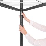 Снимка на Външен простор Brabantia Lift-O-Matic 50m, метален шип за вкопаване, Anthracite