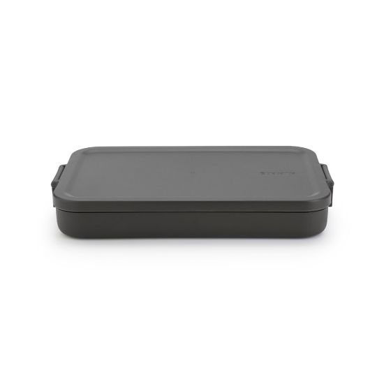 Снимка на Кутия за обяд Brabantia Make&Take 1.1L, Dark Grey, плоска